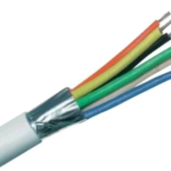Alarmni kabl 2x0.2mm CCA, dvožilni, sivi, pakovanje 100m