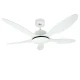 Mitea Plafonski Ventilator Bez Svetla, 30W, 6500 m³/h, 190 RPM, Beli - Plafonski ventilatori