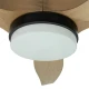 Mitea Plafonski Ventilator Metalni 35W, 5500 m³/h, 20W LED, 1840 lm, Visina 370 mm - Plafonski ventilatori