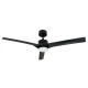 Mitea Plafonski Ventilator Metalni 35W, 6500 m³/h, 20W LED, Crni, do 30 m² - Plafonski ventilatori