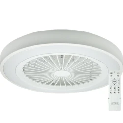 Mitea Plafonski Ventilator sa LED Svetlom 20W, 2500 m³/h, CCT 3000 do 6500K, Ø500 mm