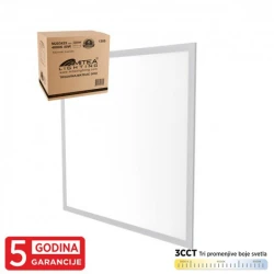 Mitea Ugradni LED Panel 595x595, 40W, 4400 lm, 3 Boje Svetla