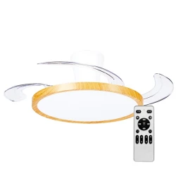 Mitea XXL Plafonski Ventilator sa LED Svetlom 30W + 30W, Ø1066 mm, Boja Drveta