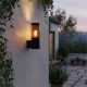 M914 C Max.25W crna IP54 1xE27 baštenska lampa zidna Mitea Lighting