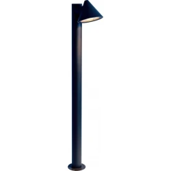 M2018/100-C Max.1x35W mat crna IP44 1xGU10 stubna spoljna lampa Mitea Lighting