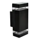 M035 C Max.2x35W crna IP44 2xGU10 lampa zidna Mitea Lighting
