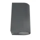 M952010 A Max.35W antracit siva IP44 2xGU10 baštenska lampa zidna Mitea Lighting
