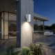 M951012 W Max.35W bela IP54 1xGU10 baštenska lampa zidna Mitea Lighting