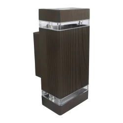 M035 B Max.2x35W braon IP44 2xGU10 zidna lampa Mitea Lighting