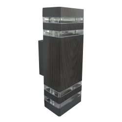 M035 II A Max.2x35W antracit siva IP44 2xGU10 dva reda lampa zidna Mitea Lighting