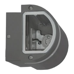 M038 Max.35W antracit siva IP44 1xGU10 lampa zidna Mitea Lighting