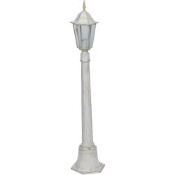 M2002-SV Max.1x60W beli IP44 E27 baštenska lampa - fenjer Mitea Lighting