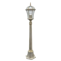 M2004-SV Max.1x60W beli IP44 E27 baštenska lampa, fenjer Mitea Lighting