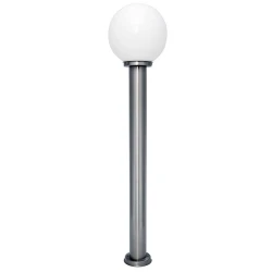 M932 Max.60W saten hrom IP44 E27 baštenska lampa stubna Mitea Lighting