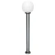 M932 Max.60W saten hrom IP44 E27 baštenska lampa stubna Mitea Lighting
