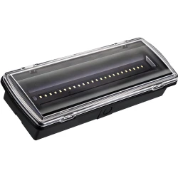 Mitea M650L C punjiva LED panik lampa 3W IP65 crna 24 LED