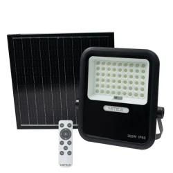 M452080-C4 300W 6500K crni IP65 solarni LED reflektor set  ABS Mitea Lighting
