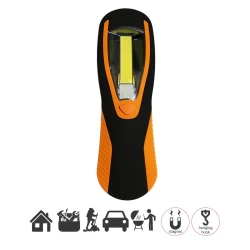 Mitea M701020 radna COB LED lampa 3W 150 lm sa magnetom i kukom, 3xAA