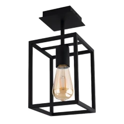Mitea M11072 plafonska lampa kavez, crna, 1xE27