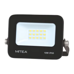 Mitea M480010-C6 LED reflektor 10 W 3000 K, crni, IP65