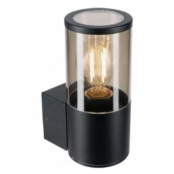 M914 S Max.A60 CRNA+SMOKY IP54 1xE27 baštenska lampa zidna Mitea Lighting