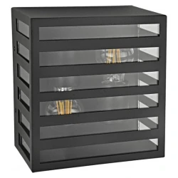 M947 C Max.60W crna IP54 2xE27 baštenska lampa zidna Mitea Lighting