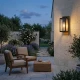 M948 C Max.60W crna IP54 1xE27 baštenska lampa zidna Mitea Lighting