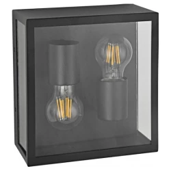 M946 C Max.60W crna IP54 2xE27 baštenska lampa zidna Mitea Lighting