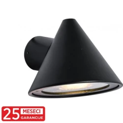 M2018-C Max.1x35W mat crna IP65 1xGU10 zidna spoljna lampa Mitea Lighting
