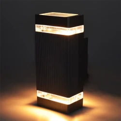 M035 C Max.2x35W crna IP44 2xGU10 lampa zidna Mitea Lighting
