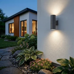 M940 A Max.2x40W antracit siva IP44 E27 lampa zidna Mitea Lighting