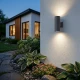 M940 A Max.2x40W antracit siva IP44 E27 lampa zidna Mitea Lighting