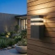 M036 II A Max.1x35W antracit siva IP44 1xGU10 dva reda lampa zidna Mitea Lighting