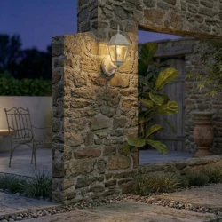 M2001-G Max.1x60W beli IP44 E27 baštenska lampa - fenjer Mitea Lighting
