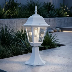 M2001-S Max.1x60W beli IP44 E27 baštenska lampa - fenjer Mitea Lighting