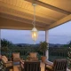 M2002-V Max.1x60W beli IP44 E27 baštenska lampa - fenjer Mitea Lighting