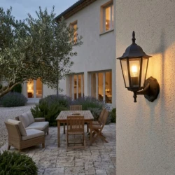 M2002-G Max.1x60W crni IP44 E27 baštenska lampa - fenjer Mitea Lighting