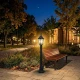 M2002-SV Max.1x60W crni IP44 E27 baštenska lampa - fenjer Mitea Lighting
