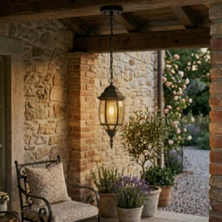 M2005-V Max.1x60W crni IP44 E27 baštenska lampa, fenjer Mitea Lighting