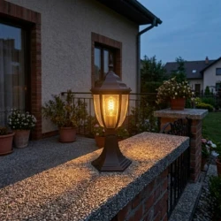 M2006-S Max.1x60W braon IP44 E27 baštenska lampa, fenjer Mitea Lighting