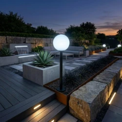 M250110 Max.1x60W bela IP44 E27 kugla lampa Mitea Lighting