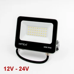 Mitea M455030-S1 LED reflektor 30 W 12/24 V AC/DC, 6500 K, sivi, IP65
