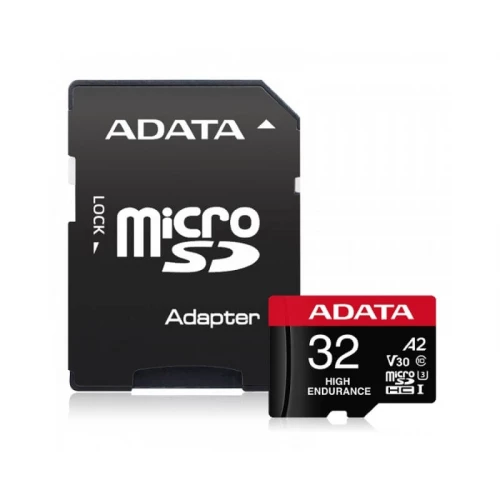 A-DATA UHS-I U3 MicroSDHC 32GB V30S class 10 + adapter AUSDH32GUI3V30SHA2-RA1Hard disk za video nadzor A-DATA UHS-I U3 MicroSDHC 32GB V30S class 10 + adapter AUSDH32GUI3V30SHA2-RA1Hard disk za video nadzor