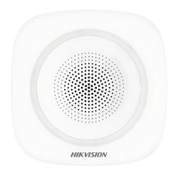 Bežična crvena alarmna sirena Hikvision DS-PS1-I-WE