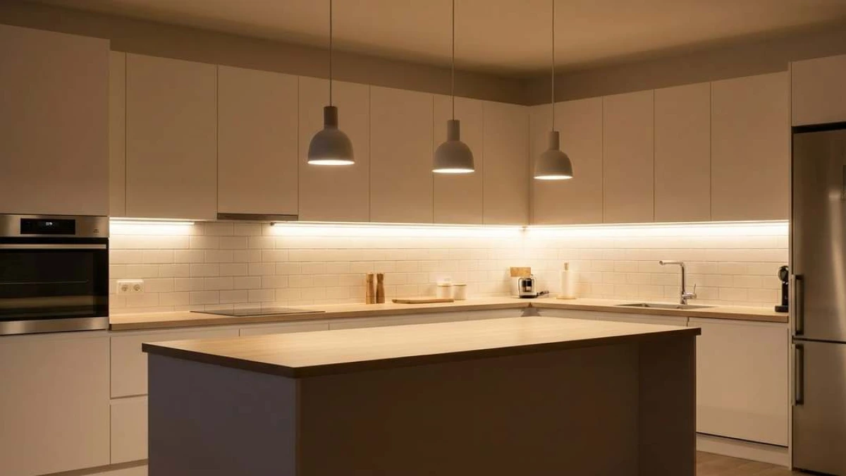 LED rasveta za kuhinju — kako da osvetliš radnu površinu, plafon i trpezariju