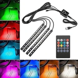 Eurovik 6106 RGB ambijentalno LED svetlo za auto sa Bluetooth aplikacijom