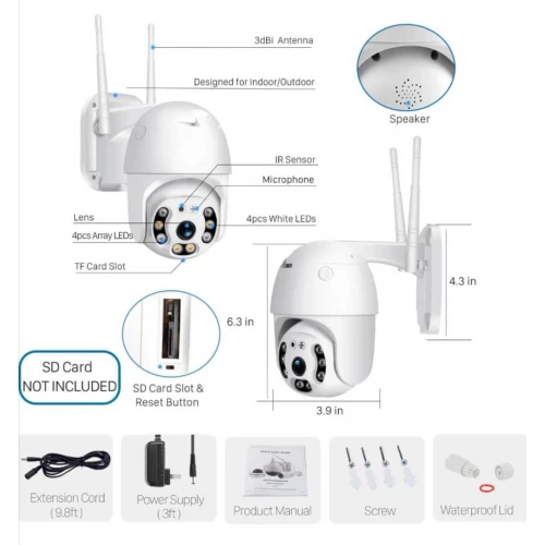 WIFI PTZ kamera WIFI PTZ kamera