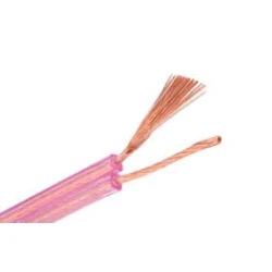 Kabl za Zvučnike 2×0,75mm Transparentni — Po Metru