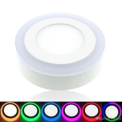 LED panel 18+6W okrugli nadgradni sa trostrukim režimom svetla