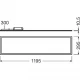 Led panel nadgradni 40W 1200x300mmLed paneli Led panel nadgradni 40W 1200x300mmLed paneli